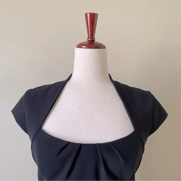 WHBM Classic Black Dress Size 4. - Picture 2 of 16